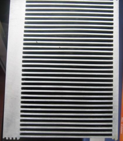 swaged heat sink profile